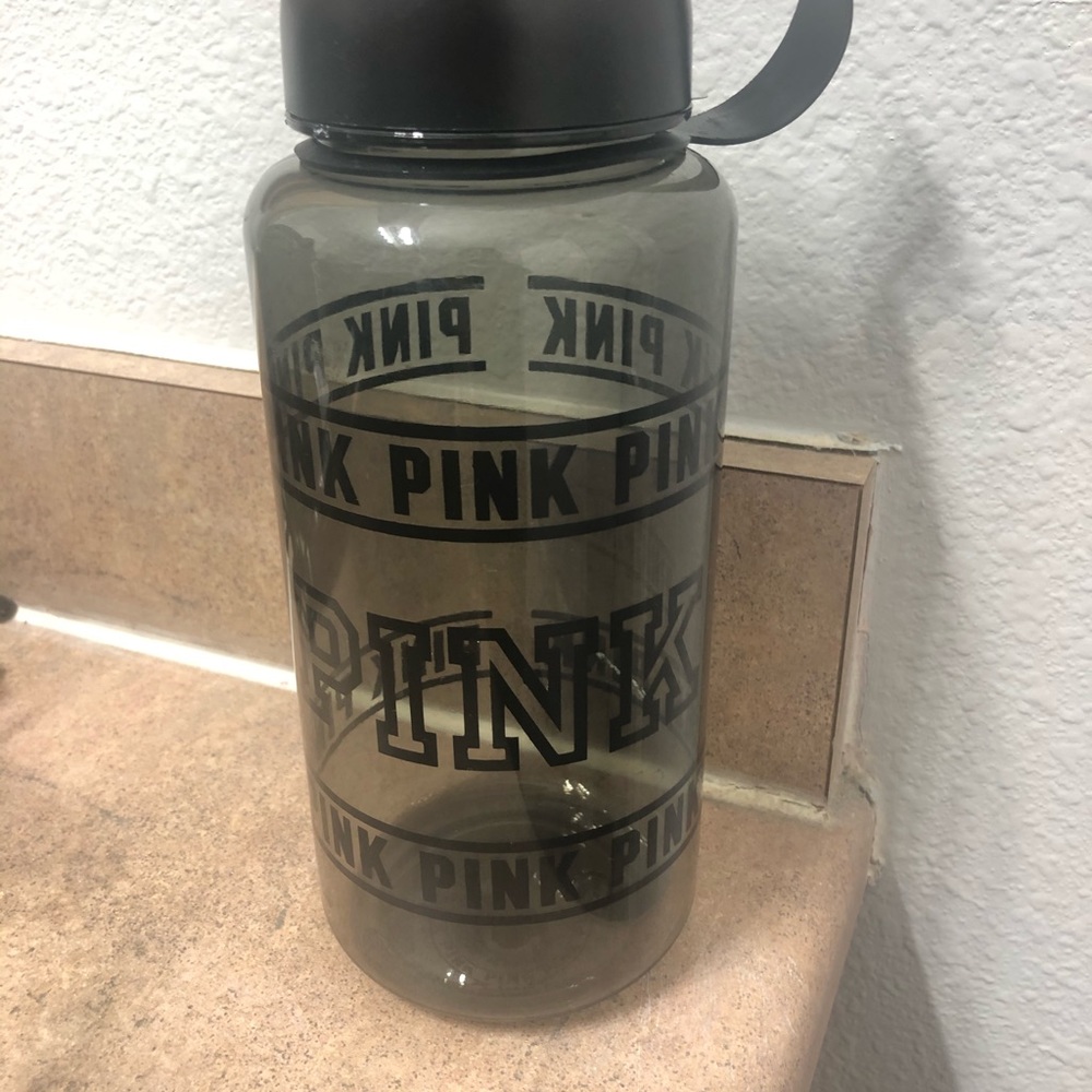 Vs pink water bottle